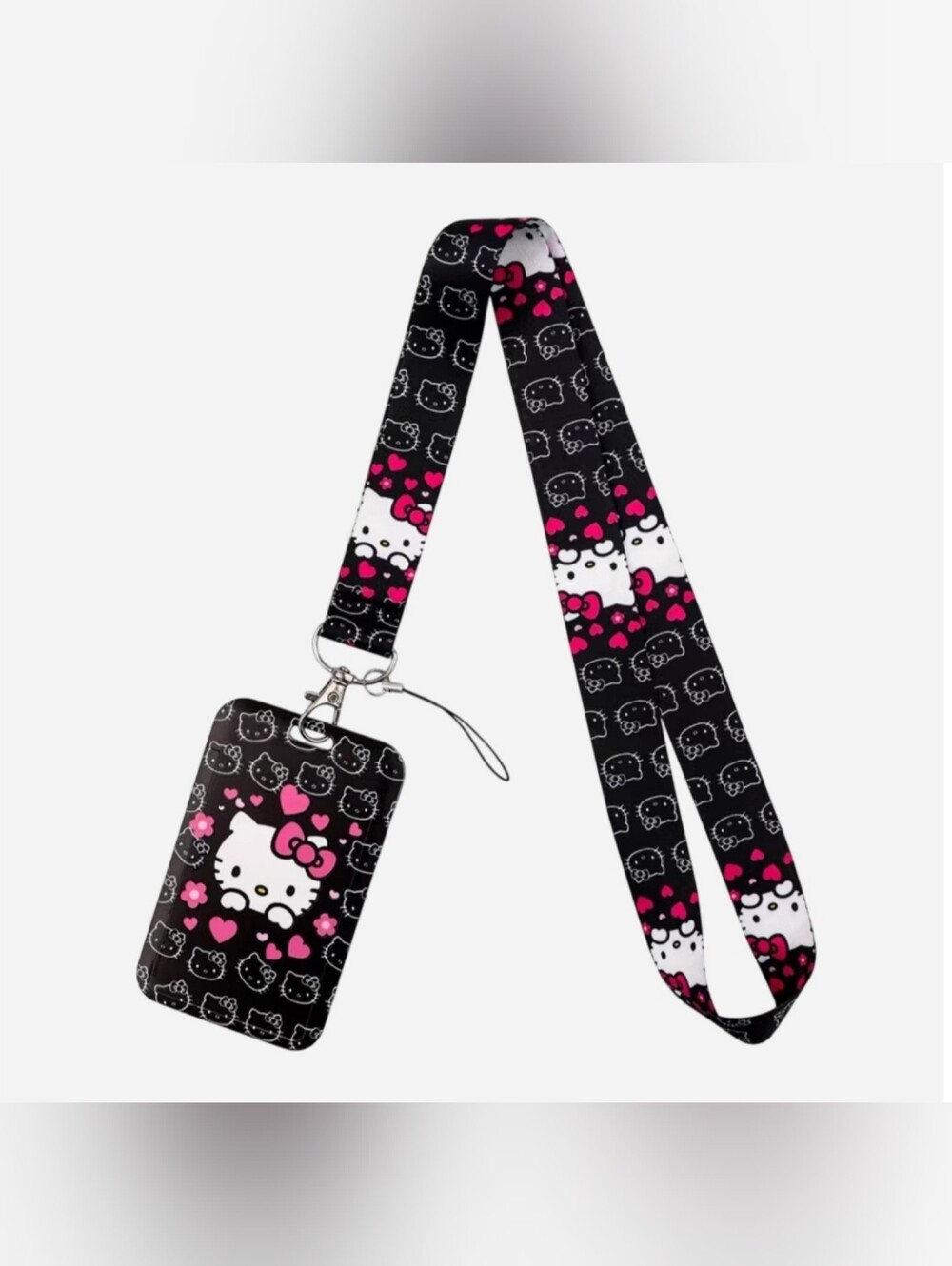 Sanrio Hello Kitty ID Badge Holder With Matching Lanyard NEW